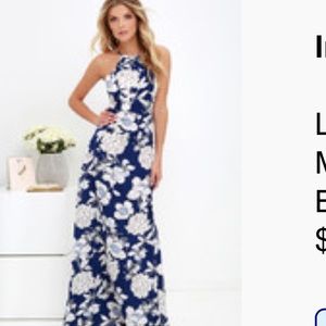 Floral long dress